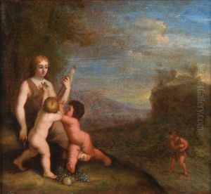 Adam und Eva mit Kain und Abel