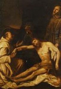 Lamentacion Con San Bruno Y San Francisco by Vicente Carducho