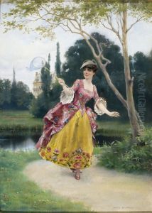 Puutarhaidylli by Gunnar Berndtson