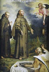 Comida Milagrosa De San Diego De Alcala by Vicente Carducho