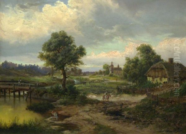 Landscape with a Church - view 1