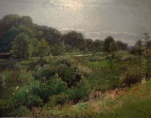 Jelcz on the Oder River by Adolf Dressler
