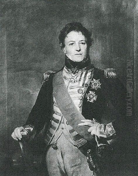 SirPhilip Charles Durhamas a Vice Admiral (about 1820) - view 1