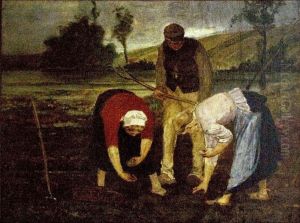 Potato Diggers by Constantin Meunier