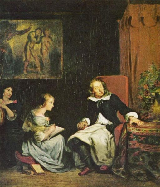 Milton diktiert seinen Tochtern das >>Paradise Lost<< - view 1