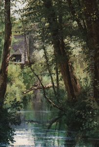 Etang a Veules-les-Roses by Vasily Polenov