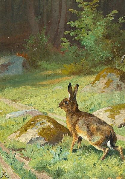 Landscape with a hare. - view 1