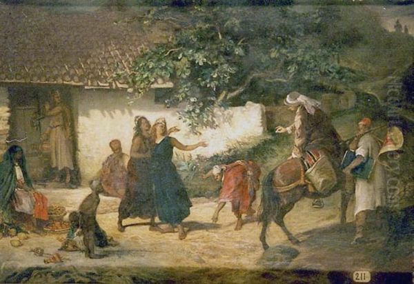 Le depart de l'artiste, scene d'Egypte. - view 1