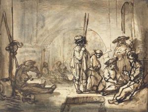 Joseph Interpreting Dreams by Carel Fabritius