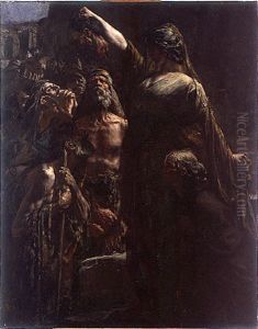 Judith montrant la tete d'Holopherne