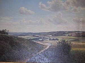Landscape. by Adolph Larsen