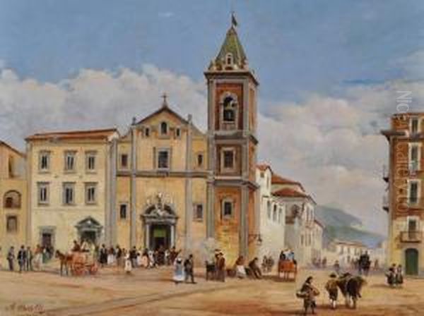 Busy Street Scene In Palermo - view 1