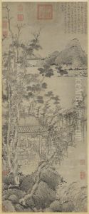Qing Bi Pavilion by Ni Zan