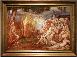 Venus and Adonis by Adolfo De Carolis
