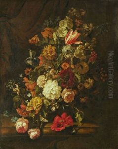 Blumenstillleben by Justus van Huysum