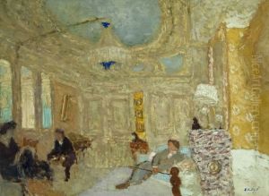 In the Waiting Room by Jean-Edouard Vuillard