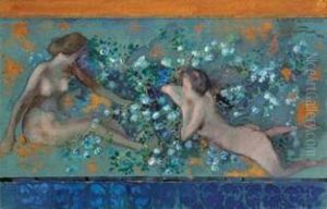 Le Rose Bianche by Augusto Carelli