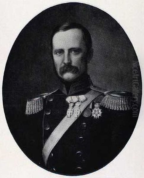 Adolph Wilhelm Dinesen (1807-1876), Danish army officer and estate owner - view 1