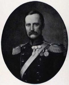 Adolph Wilhelm Dinesen (1807-1876), Danish army officer and estate owner by August Schiott