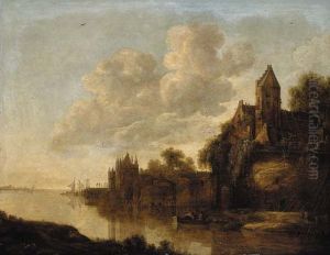 Castle by a river