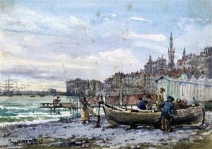 Fishermen On The Beach, A Town Beyond Fishermen On The Beach, A Town Beyond
