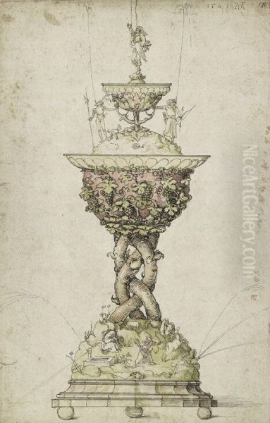Design for a table fountain - view 1