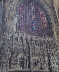 Interior of the Cathedral of Chartres
