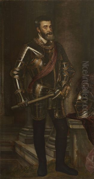 Ritratto dell'imperatore Carlo V in armatura - view 1