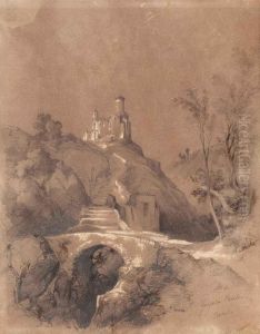 Veduta Di Ravello by Consalvo Carelli