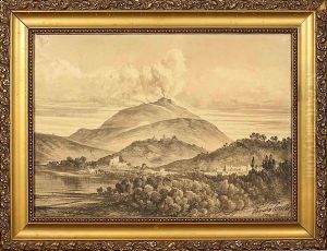 Veduta Dell'etna Da Francavilla by Consalvo Carelli