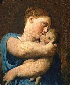 Femme et enfant, etude pour "Le Martyre de Saint Symphorien"