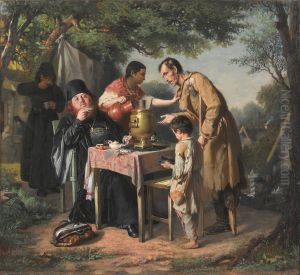 Caepitie v Mytisah, bliz Moskvy by Vasily Perov