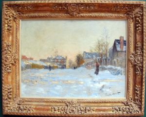 Snow n Argenteuil by Claude Oscar Monet