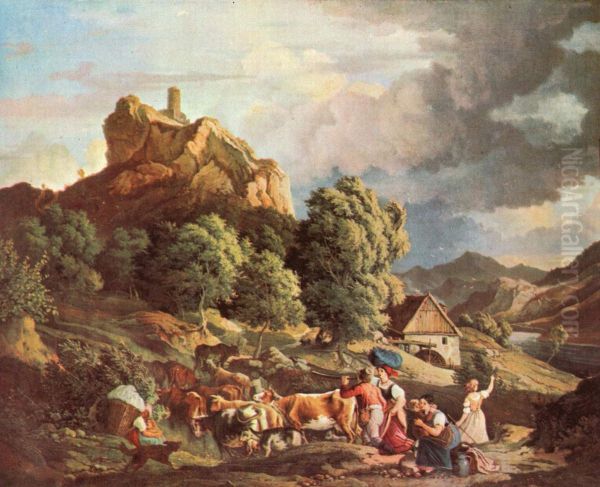 Der Schreckenstein bei Aussig - view 1