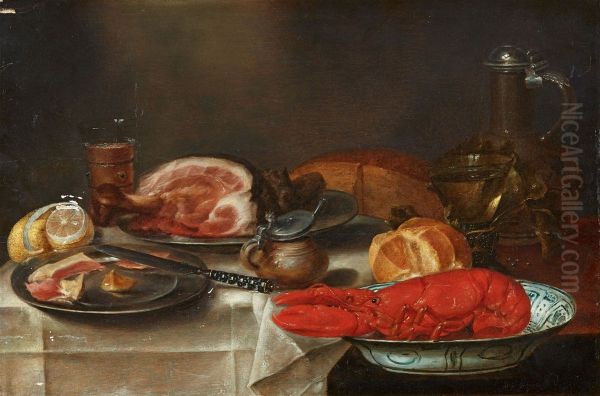 Still life with lobster - view 1