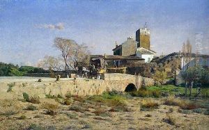 A Winter Afternoon in Provence (A Winter Afternoon in the South of France) by Adrian Scott Stokes