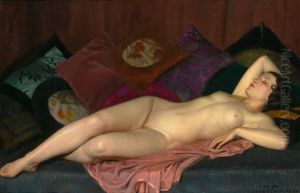 Reclining Nude by Adrien Thevenot
