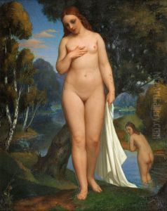 The bathers by Adrien Thevenot