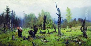 Gorelyj les by Vasily Polenov