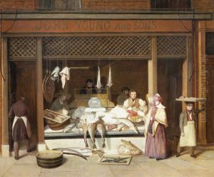 John Young and Sons, the Fishmongers by Jacques-Laurent Agasse