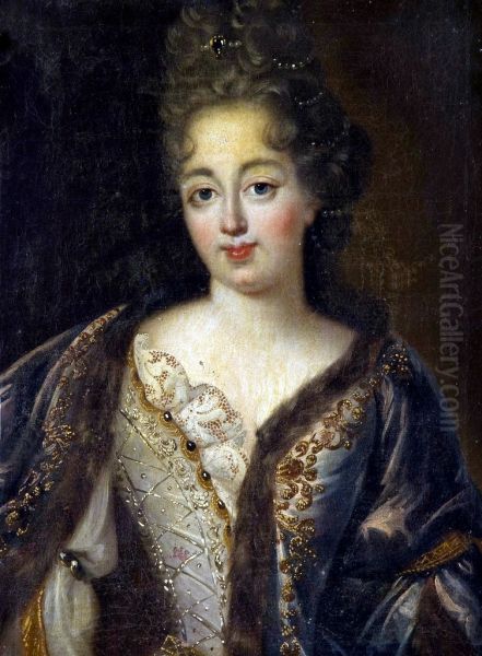 Portrait ofMarie Anne de Bourbon, Princess of Conti (1666-1739), daughter ofLouis XIV of FranceandLouise de La Valliere - view 1