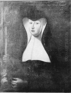 Agatha Philippina zu Guttenberg, last abbess of Eibingen Abbey by Unidentified painter