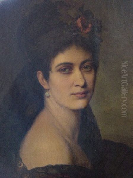 Portrait of Agnes zu Salm-Salm (1840-1912) - view 1