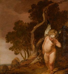 Cupid as honey thief by Pieter Codde