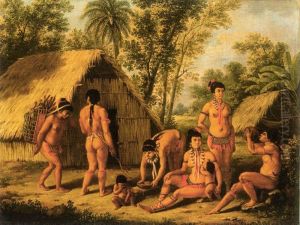 Carib Painting by Agostino Brunias