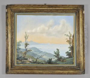 Il Golfo Di Napoli by Raffaele Carelli