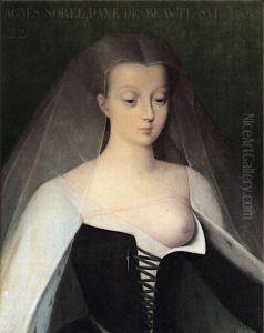 Portrait ofAgnes Sorel by Jean Fouquet