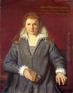 Ann Parolini Guicciardini 1598 by Agostino Carracci