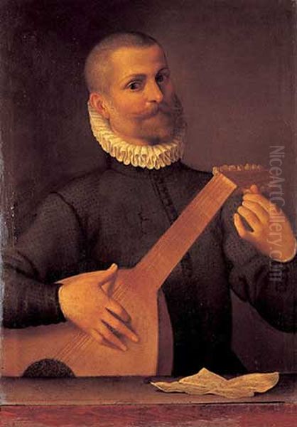 Portrait of a Lutenist - view 1