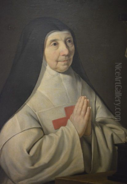 Agnes Arnauld, abbesse ofPort-Royal-des-Champs Abbey - view 1
